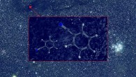 The aromatic molecule benzonitrile was detected by NSF’s Green Bank Telescope in the Taurus Molecular Cloud 1. Image credit: B. McGuire & B. Saxton / NRAO / AUI / NSF.