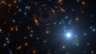 Artist’s impression of the black hole-star system in NGC 3201, a globular cluster located approximately 16,300 light-years away towards the southern constellation Vela. Image credit: ESO / L. Calçada / Spaceengine.org.