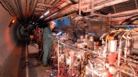 View of the tunnel where the TOTEM experiment’s proton detectors are located. Image credit: TOTEM Collaboration.