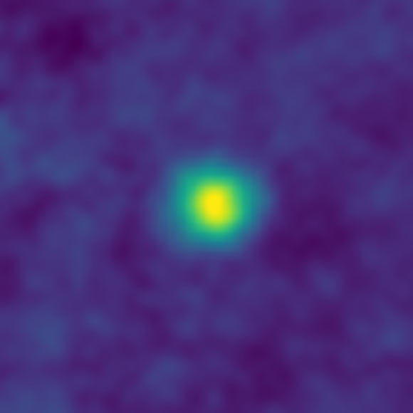 This image, taken by NASA’s New Horizons spacecraft on December 5, 2017, shows the Kuiper Belt object 2012 HZ84. Image credit: NASA / JHUAPL / SwRI.