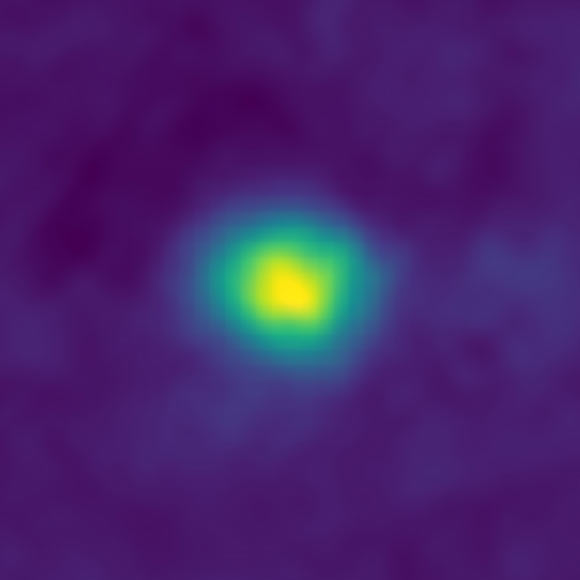 This image, taken by New Horizons on December 5, 2017, shows the Kuiper Belt object 2012 HE85. Image credit: NASA / JHUAPL / SwRI.
