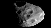 This image of Phobos was acquired using the High Resolution Stereo Camera (HRSC) during Mars Express orbit 17,342 on September 12, 2017. Image credit: ESA / DLR / FU Berlin / CC BY-SA 3.0 IGO.