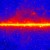 This view shows the entire sky at energies greater than 1 GeV based on five years of data from the LAT instrument on NASA’s Fermi Gamma-ray Space Telescope; the most prominent feature is the bright band of diffuse glow along the map’s center, which marks the central plane of our Milky Way Galaxy. Image credit: NASA / DOE / Fermi LAT Collaboration.