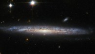 This Hubble image shows the spiral galaxy NGC 5714. Image credit: NASA/ ESA / Hubble.