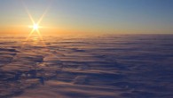 A cold and windy spring night on the vast landscape of the Devon Ice Cap where two subglacial lakes are lurking 1,805 to 2,460 feet (550-750 m) below the surface. Image credit: Anja Rutishauser.