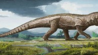 A paleoartist’s reconstruction of Mandasuchus tanyauchen. Image credit: Mark Witton / Trustees of the Natural History Museum, London.