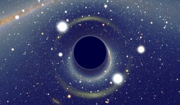 Artist’s impression of a massive black hole. Image credit: Alain Riazuelo / CC BY-SA 2.5.