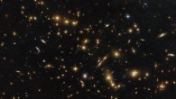 This Hubble image shows the rich galaxy cluster RXC J0032.1+1808. Image credit: NASA / ESA / Hubble / RELICS.