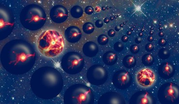 Artistic impression of a Multiverse. Image credit: Jaime Salcido / EAGLE Collaboration.