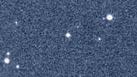 This image from the VISTA Hemispheric Survey shows the ultra-luminous quasar SMSS J215728.21-360215.1 (center). Image credit: Wolf et al.