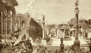 A day in Ancient Rome, being a revision of Lohr’s ‘Aus dem alten Rom,’ with numerous illustrations, by Edgar S. Shumway. Image credit: Internet Archive Book Images.