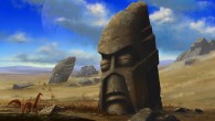 A study of the inhabitants of Easter Island served in part as the basis for a mathematical model showing the ways a technologically advanced population and its planet might develop or collapse together. Image credit: Michael Osadciw / University of Rochester.
