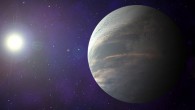 An artist’s impression of an Earth-sized exoplanet orbiting an M-dwarf star. Image credit: Sci-News.com.