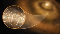 Artist’s impression of diamond dust. Image credit: S. Dagnello.
