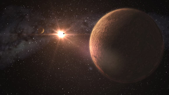 An artist’s concept of the K2-239 planetary system. Image credit: Gabriel Perez Diaz, SMM / IAC.