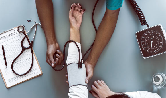 Hypertension is one of the main risk factors for dementia. Image credit: Raw Pixel.