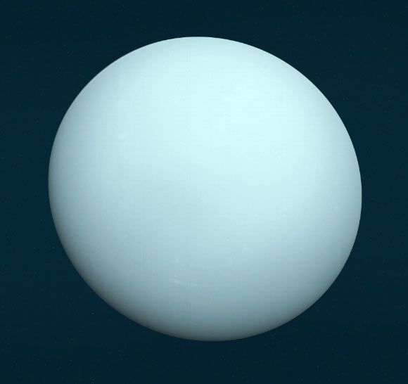 Uranus. Image credit: NASA.