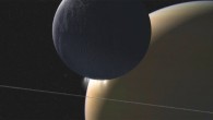 Sulaiman et al found a powerful interaction of plasma waves moving from Saturn to its rings and Enceladus. Image credit: NASA / JPL-Caltech.