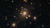 This image, taken with the Wide Field Camera 3 (WFC3) on board the NASA/ESA Hubble Space Telescope, shows the galaxy cluster SDSS J1336-0331. Image credit: NASA / ESA / Hubble.