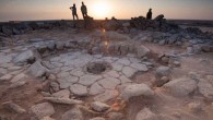 One of the stone structures of the Shubayqa 1 site, Jordan; the fireplace, where the bread was found, is in the middle. Image credit: Alexis Pantos.