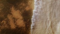 This close-up color image of a small-scale dust storm on Mars was acquired by the HRSC instrument on ESA’s Mars Express in April 2018. Image credit: ESA / DLR / FU Berlin / CC BY-SA 3.0 IGO.