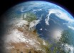 An artist’s impression of a terraformed Mars. Image credit: Daein Ballard / CC BY-SA 3.0.