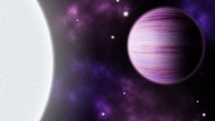 An artist’s impression of an ultrahot Jupiter. Image credit: Sci-News.com.