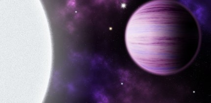 An artist’s impression of an ultrahot Jupiter. Image credit: Sci-News.com.