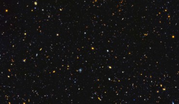 Hubble’s ultraviolet vision opens a new window on the evolving Universe, tracking the birth of stars over the last 11 billion years back to the cosmos’ busiest star-forming period, about 3 billion years after the Big Bang. This new image from Hubble encompasses a sea of approximately 15,000 galaxies -- 12,000 of which are starburst galaxies -- widely distributed in time and space. Image credit: NASA / ESA / P. Oesch, University of Geneva / M. Montes, University of New South Wales.