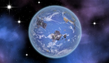 An artist’s impression of a water-world exoplanet. Image credit: Sci-News.com.