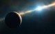 This artist’s impression shows how the gas giant exoplanet inside the disc of Beta Pictoris may look. Image credit: L. Calçada / ESO.
