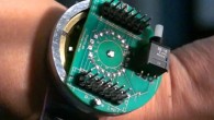 This image shows a piezoelectric energy harvester in a wristwatch-like device. Image credit: Pennsylvania State University.