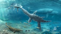 An artist’s impression of Jurassic marine reptiles. Image credit: Nikolay Zverkov.