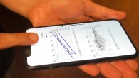 Chandrasekhar et al invented a proof-of-concept blood pressure app that can give accurate readings using an iPhone. Image credit: Michigan State University.