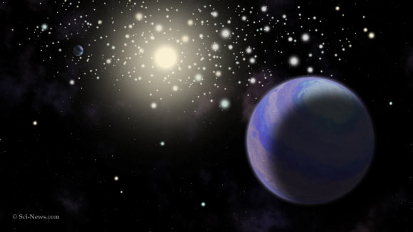 An artist’s impression of the EPIC 211964830 planetary system. Image credit: Sci-News.com.
