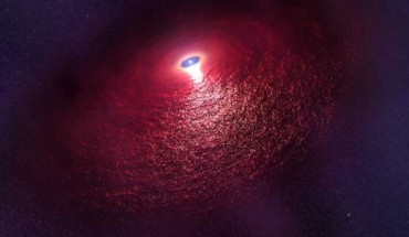 This image shows RX J0806.4-4123 with a disk of warm dust that produces an infrared signature as detected by the NASA/ESA Hubble Space Telescope. Image credit: NASA / ESA / Nahks Tr’Ehnl, Pennsylvania State University.