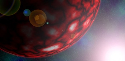 An artist’s impression of the super-Earth HD 39091c. Image credit: Sci-News.com.