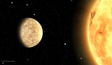 An artist’s impression of the super-Earth K2-265b. Image credit: Sci-News.com.