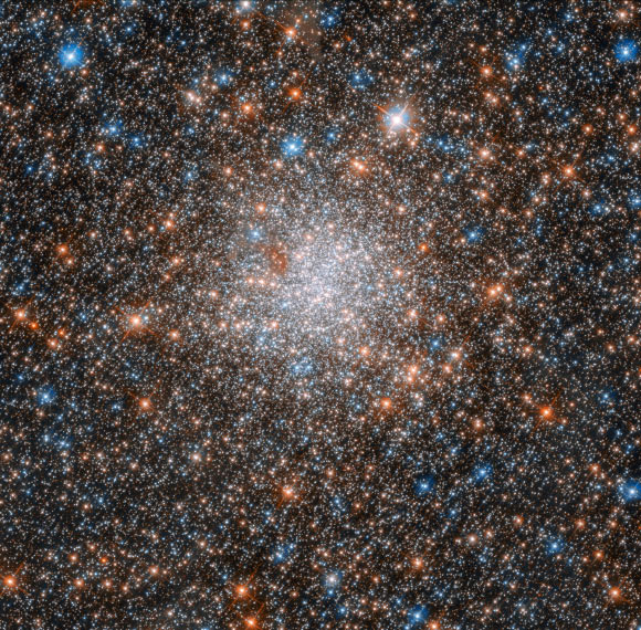 This Hubble image shows the globular cluster NGC 1898. Image credit: NASA / ESA / Hubble.