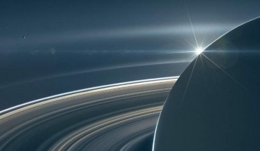 NASA’s Cassini spacecraft in orbit around Saturn. Image credit: NASA / JPL-Caltech.