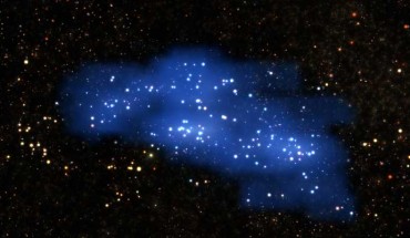 The Hyperion proto-supercluster is the largest and most massive structure yet found at such a remote time and distance -- about 2.3 billion years after the Big Bang. Image credit: ESO / L. Calçada & Olga Cucciati et al.