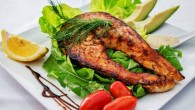 Eating fish such as salmon, trout and sardines as part of a healthy diet can reduce asthma symptoms in children. Image credit: Dana Tentis.