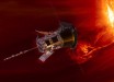 NASA’s Parker Solar Probe approaching the Sun. Image credit: NASA’s Scientific Visualization Studio.