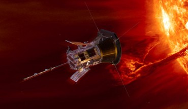NASA’s Parker Solar Probe approaching the Sun. Image credit: NASA’s Scientific Visualization Studio.