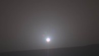 Photograph of the 5,000th sunrise over Mars captured by NASA’s Opportunity rover. Image credit: NASA.