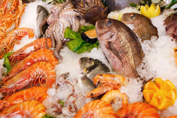 Trimethylamine N-oxide is found at high concentrations in the tissues of some fish and shellfish.