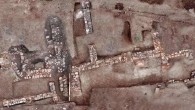 An aerial view of the archaeological excavation site near Chiliomodi, Greece. Image credit: Greek Culture Ministry.