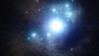 An artist’s concept of a blue supergiant star that once existed inside a cluster of young stars in the spiral galaxy NGC 3938. Image credit: NASA / ESA / J. Olmsted, STScI.