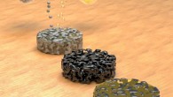 Han et al created an epoxy-graphene foam compound that is tough and conductive without adding significant weight. Image credit: Rice University.