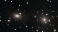 This Hubble mosaic is of a portion of the Coma cluster of over 1,000 galaxies, located 300 million light-years from Earth. Image credit: NASA / ESA / J. Mack, STScI / J. Madrid, Australian Telescope National Facility.